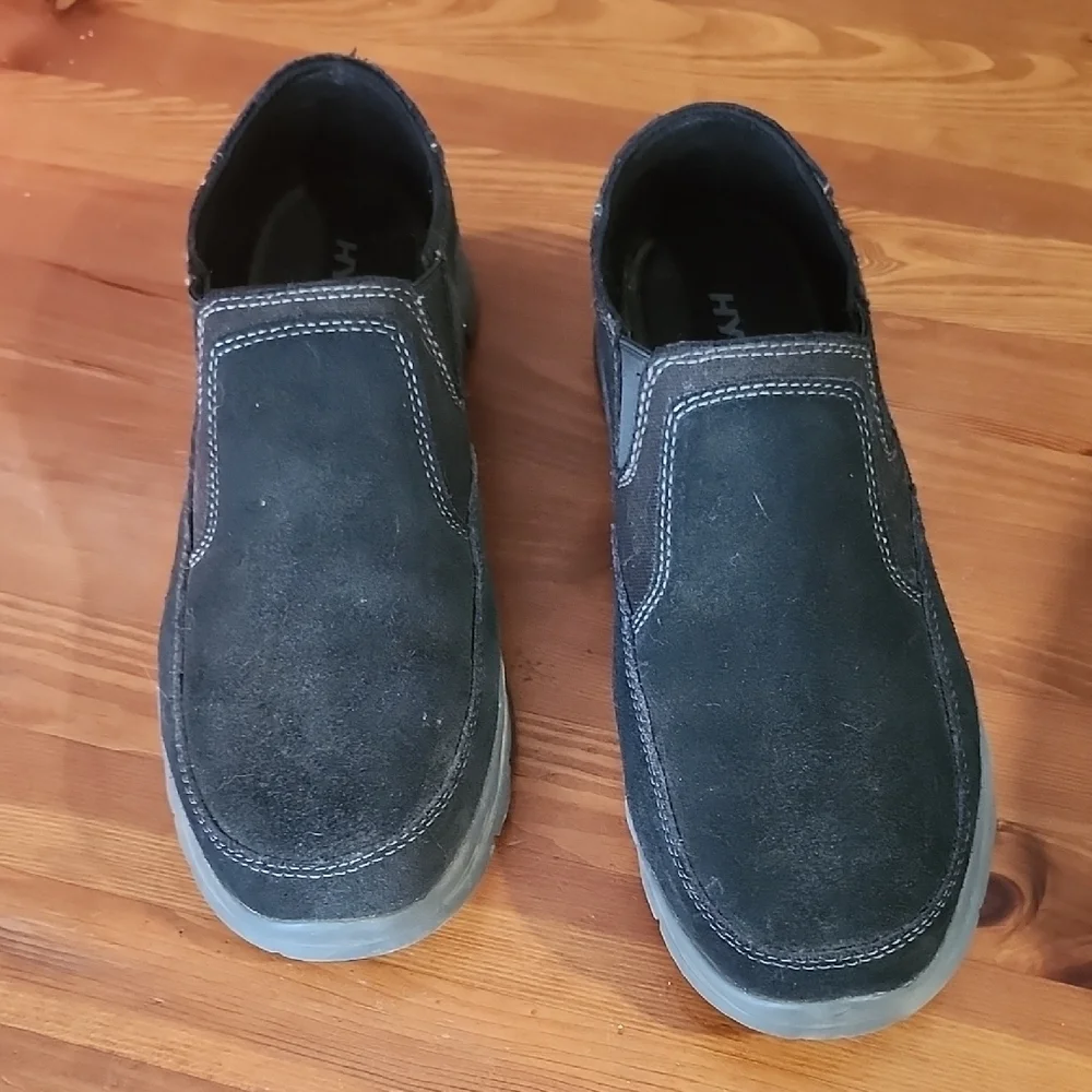 HYTEST Steel Toe Slip On Work Shoes 10.5 W